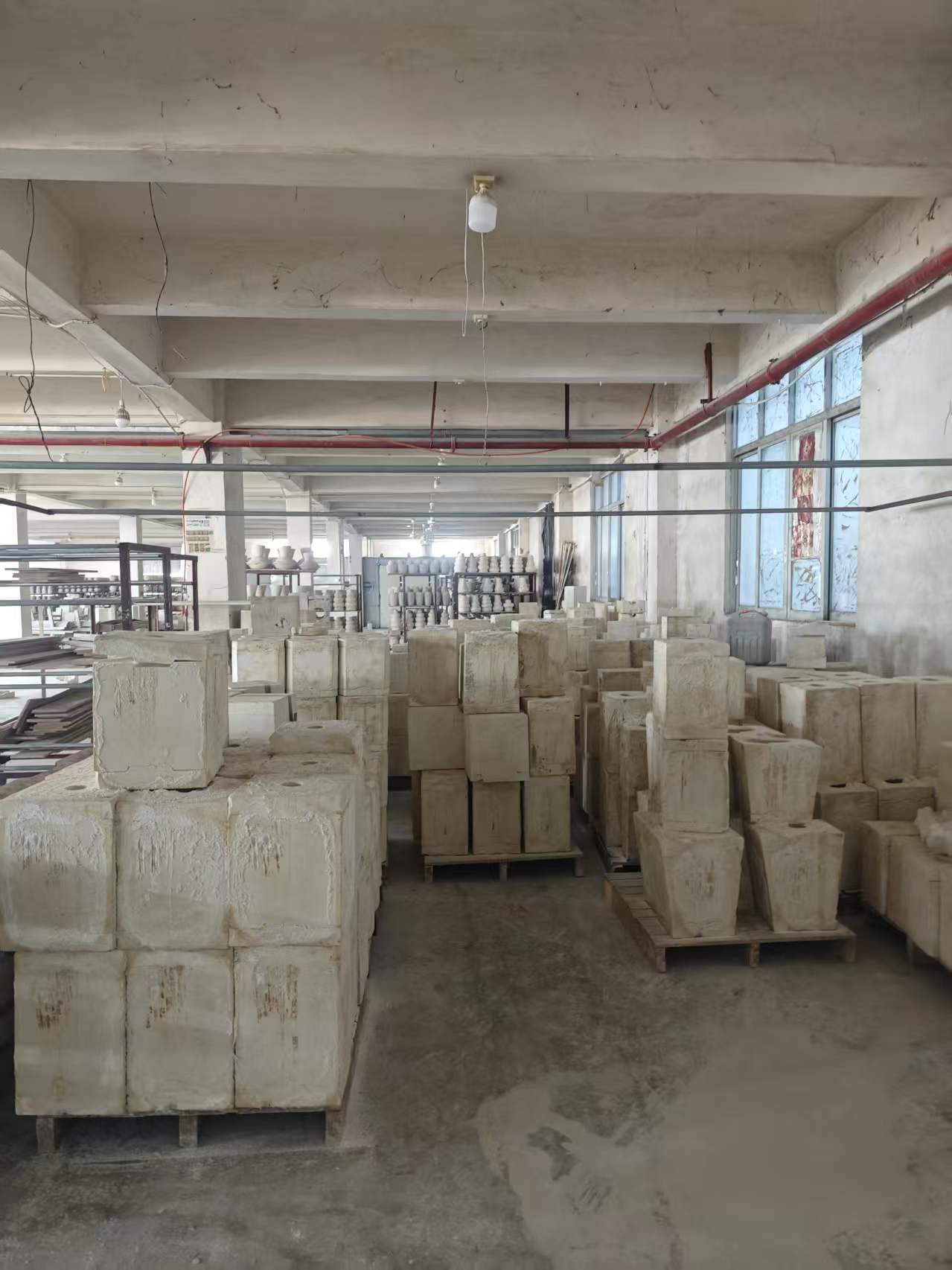 Factory packing floor